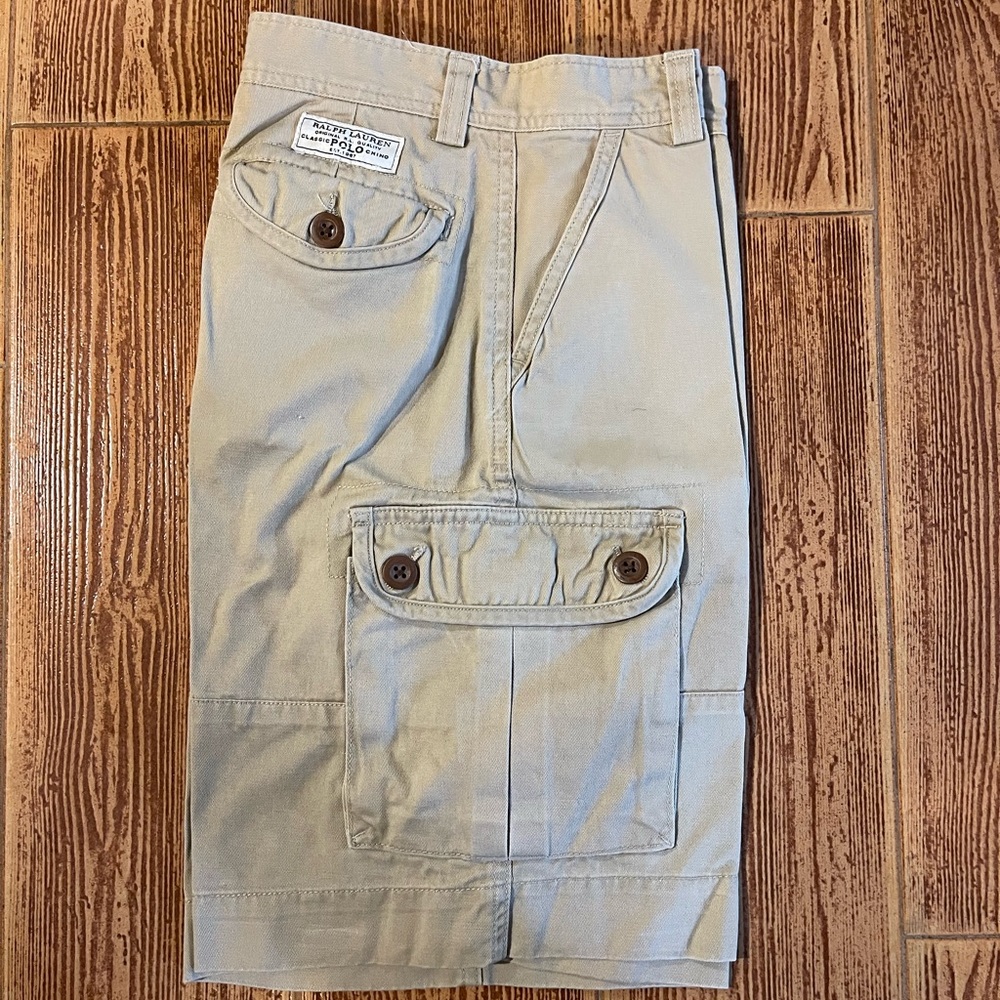 Ralph Lauren Khaki Cargo Shorts Boys 10